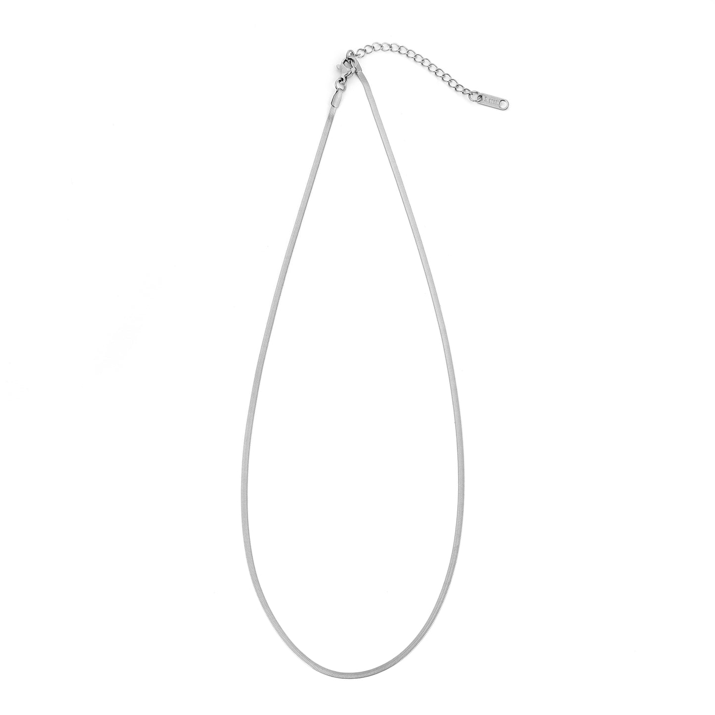 Eight Vrai Flat Snake Necklace フラットスネークネックレス