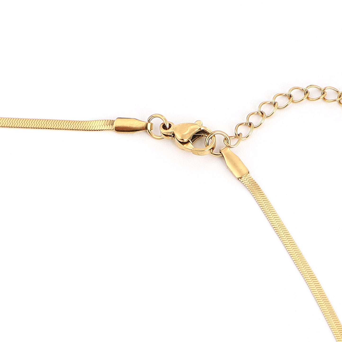 Eight Vrai Flat Snake Necklace フラットスネークネックレス