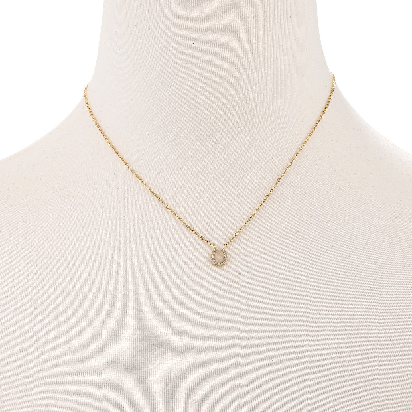 Eight Vrai Horse Shoe Necklace 馬蹄ネックレス