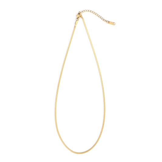 Eight Vrai Flat Snake  Necklace フラットスネークネックレス
