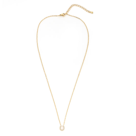 Eight Vrai Horse Shoe Necklace 馬蹄ネックレス