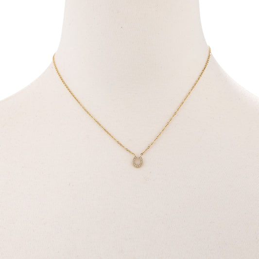 Eight Vrai Horse Shoe Necklace 馬蹄ネックレス